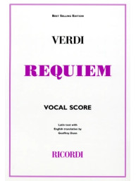 Giuseppe Verdi: Requiem (noty na sborový zpěv, klavír)