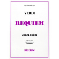Giuseppe Verdi: Requiem (noty na sborový zpěv, klavír)