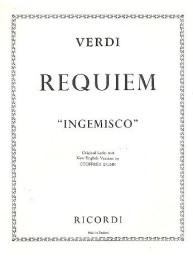 Giuseppe Verdi: Ingemisco - Requiem (noty na klavír, zpěv)