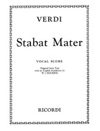 Giuseppe Verdi: Stabat Mater (noty na sborový zpěv, klavír)