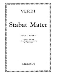 Giuseppe Verdi: Stabat Mater (noty na sborový zpěv, klavír)