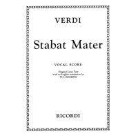 Giuseppe Verdi: Stabat Mater (noty na sborový zpěv, klavír)