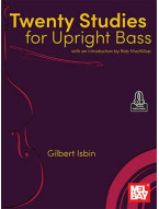 Gilbert Isbin: Twenty Studies for Upright Bass (noty na kontrabas)(+audio)