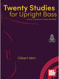 Gilbert Isbin: Twenty Studies for Upright Bass (noty na kontrabas)(+audio)