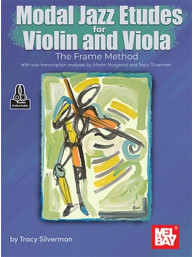 Tracy Silverman: Modal Jazz Etudes (noty na housle, violu)(+audio)