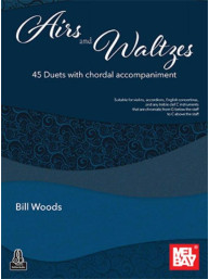 Bill Woods: Airs and Waltzes (noty na kytaru)