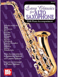Easy Classics For Alto Saxophone (noty na altsaxofon, klavír)