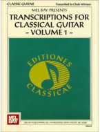 Transcriptions for Classical Guitar 1 (noty na kytaru)