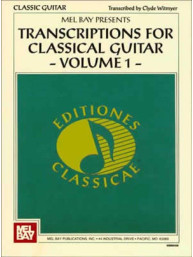 Transcriptions for Classical Guitar 1 (noty na kytaru)