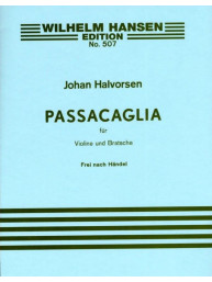Georg Friedrich Händel-Halvorsen: Passacaglia (noty na violu, housle)
