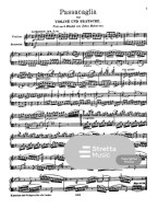 Georg Friedrich Händel-Halvorsen: Passacaglia (noty na violu, housle)