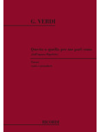 Giuseppe Verdi: Questa O Quella Per Me Pari Sono