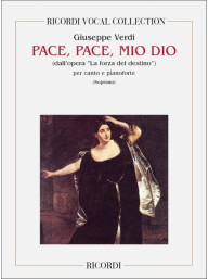 Giuseppe Verdi: Pace, Pace Mio Dio (noty na klavír, zpěv)