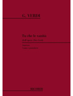 Giuseppe Verdi: Tu Che Le Vanita (noty na klavír, zpěv)