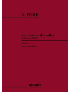 Giuseppe Verdi: Canzone Del Salice (noty na klavír, zpěv)