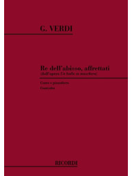 Giuseppe Verdi: Re Dell'Abisso, Affrettati (noty na klavír, zpěv)