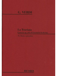 Giuseppe Verdi: Fantasia sulla Traviata op. 248 (noty na příčnou flétnu, klavír)