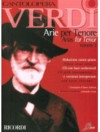 Giuseppe Verdi: Cantolopera - Verdi Arie Per Tenore 2 (noty na klavír, zpěv)(+audio)