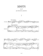 Francesco Cilea: Sonata op.38 (noty na violoncello, klavír)