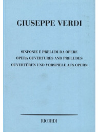 Giuseppe Verdi: Sinfonie E Preludi Da Opere (noty, partitura)