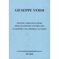 Giuseppe Verdi: Sinfonie E Preludi Da Opere  (noty, partitura)