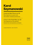 Karol Szymanowski: Litany Virgin Mary (noty na sborový zpěv, klavír)