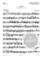 Antonio Vivaldi: Sonate C moll RV53 (noty na hoboj, klavír)