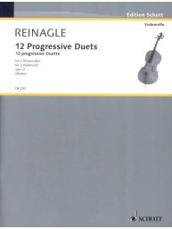 Joseph Reinagle: 12 Progressive Duets op. 2 (noty na violoncello)