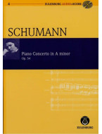 Robert Schumann: Piano Concerto In A Minor Op.54 (noty, partitura)(+audio)