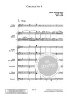 J.S. Bach: Brandenburg Concertos Nos.4-6 BVW 1049-1051 (noty, partitura)(+audio)