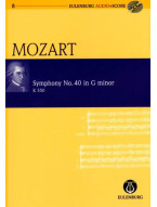 W.A. Mozart: Symphony No.40 In G Minor K.550 (noty, partitura)(+audio)