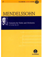 Felix Mendelssohn: Violin Concerto In E Op.64 (noty, partitura)(+audio)