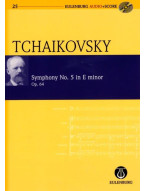 P.I. Čajkovskij: Symphony No. 5 E minor op. 64 CW 26 (noty, partitura)(+audio)