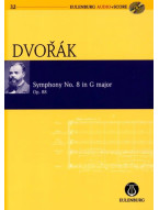 Antonín Dvořák: Symphony No.8 In G Major Op.88 (noty, partitura)(+audio)