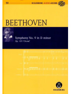 Beethoven: Symphony No.9 In D Minor Op.125 'Choral' (noty, partitura)(+audio)