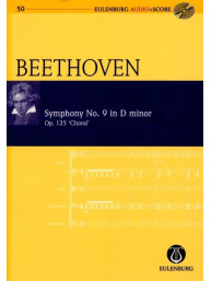 Beethoven: Symphony No.9 In D Minor Op.125 'Choral' (noty, partitura)(+audio)