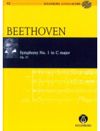 Beethoven: Symphony No. 1 in C major op. 21 (noty, partitura)(+audio)