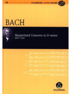 J.S. Bach: Concerto D minor BWV 1052 (noty, partitura)(+audio)