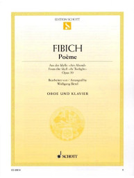 Zdeněk Fibich: Poem op. 39 (noty na hoboj, klavír)