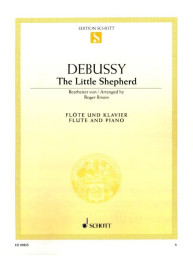 Claude Debussy: The Little Shepherd (noty na příčnou flétnu, klavír)