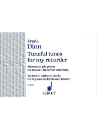 Freda Dinn: Tuneful Tunes For My Recorder (noty na zobcovou flétnu, klavír)