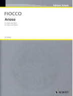Joseph-Hector Fiocco: Arioso (noty na hoboj, klavír)