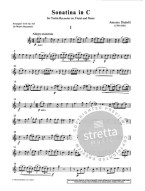 Anton Diabelli: Sonatina C Major (noty na zobcovou flétnu, klavír)