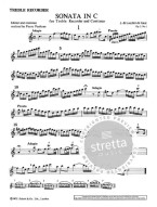 Jean-Baptiste Loeillet de Gant: Sonate Opus 3/1 in C Major (noty na zobcovou flétnu, klavír)