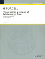 Henry Purcell: 'Twas Within A Furlong Of Edinborough Town (noty na klavír, zpěv)