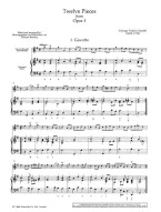 Georg Friedrich Händel: 12 Pieces from opus 5 (noty na zobcovou flétnu, klavír)