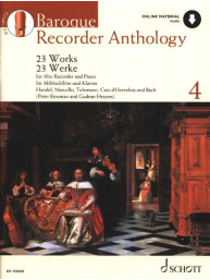 Baroque Recorder Anthology 4 (noty na zobcovou flétnu, klavír)(+audio)