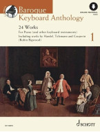 Baroque Keyboard Anthology 1 (noty na klavír)(+audio)