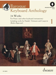 Baroque Keyboard Anthology 1 (noty na klavír)(+audio)