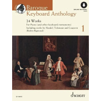 Baroque Keyboard Anthology 1 (noty na klavír)(+audio)